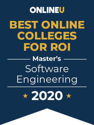 2020 Best Online Master's in Software Engineering Badge