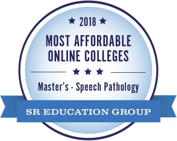 Speech Pathology-Most Affordable Online Colleges-2018-Badge