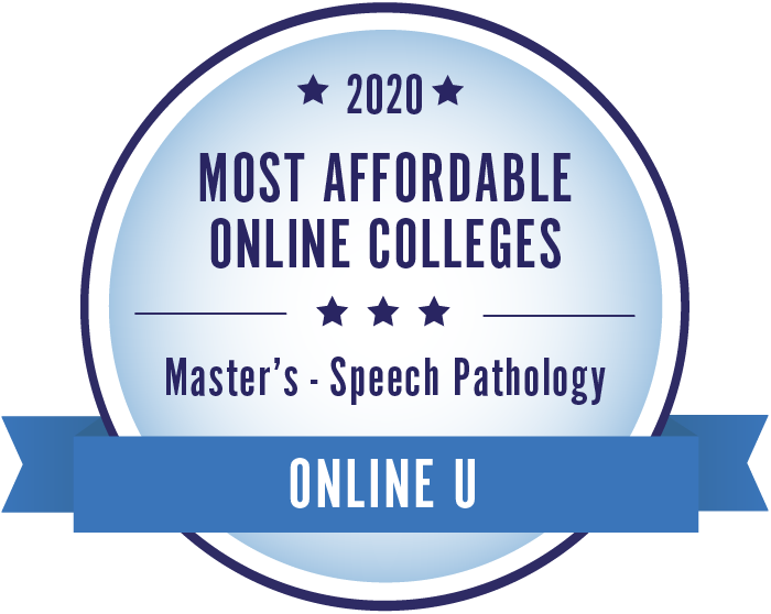 Speech Pathology-Most Affordable Online Colleges-2020-Badge