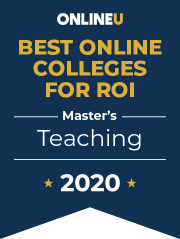 2020 Best Online Master's in Teaching Badge