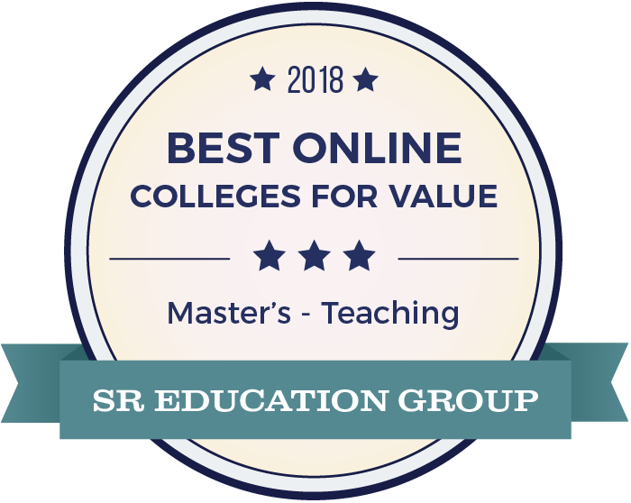 Teaching-Top Online Colleges-2018-Badge