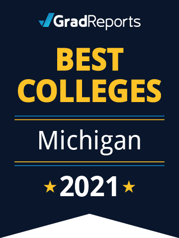 2021 Best Colleges in Michigan Badge