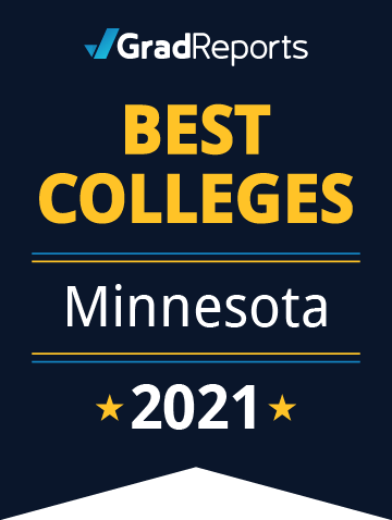 2021 Best Colleges in Minnesota Badge
