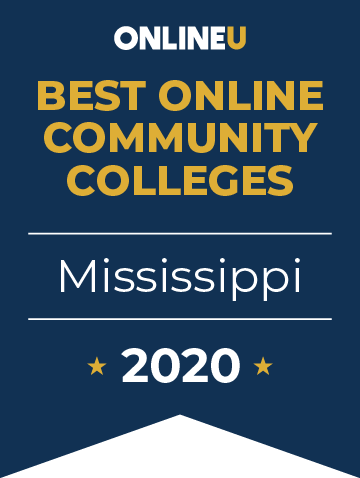 2020 Best Online Community Colleges in Mississippi Badge