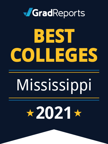 2021 Best Colleges in Mississippi Badge