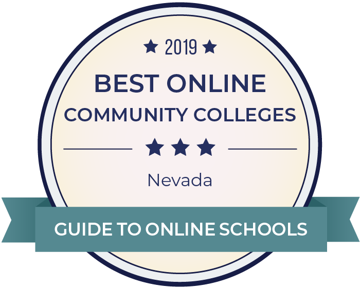 2019 Best Online Community Colleges in nevada Badge