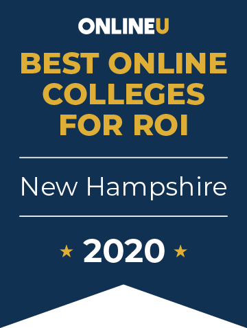 2020 Best Online Colleges in New Hampshire Badge