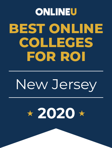2020 Best Online Colleges in New Jersey Badge