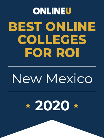 2020 Best Online Colleges in New Mexico Badge