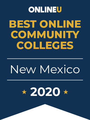 2020 Best Online Community Colleges in New Mexico Badge