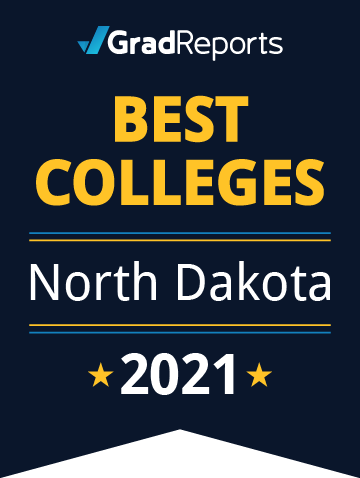 2021 Best Colleges in North Dakota Badge
