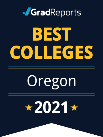 2021 Best Colleges in Oregon Badge