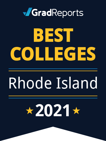 2021 Best Colleges in Rhode Island Badge