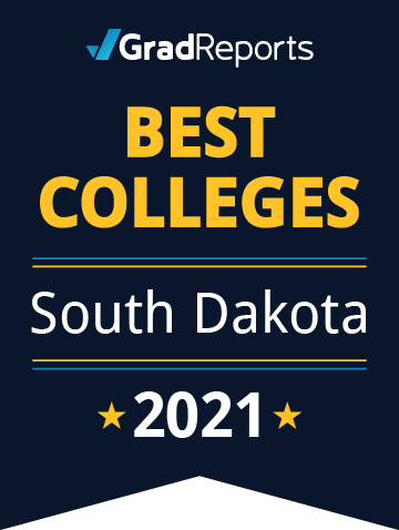 2021 Best Colleges in South Dakota Badge