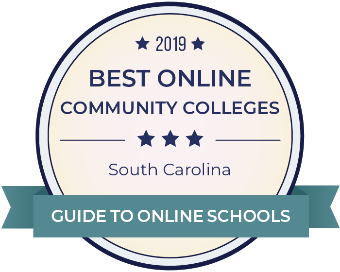 2019 Best Online Community Colleges in south-carolina Badge