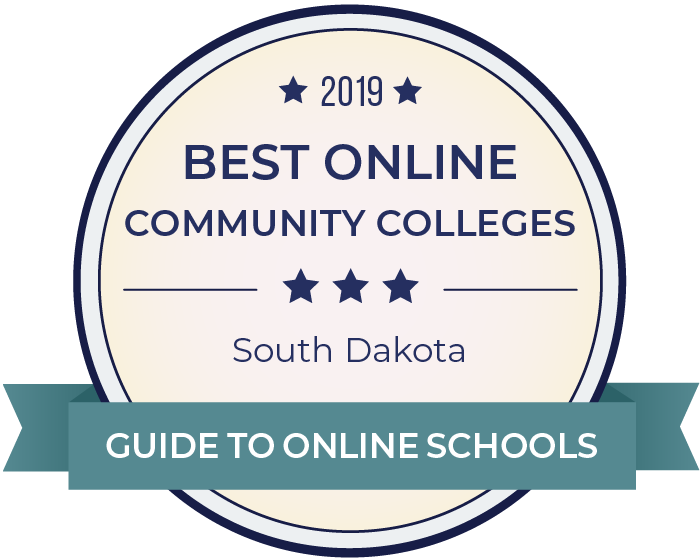 2019 Best Online Community Colleges in south-dakota Badge