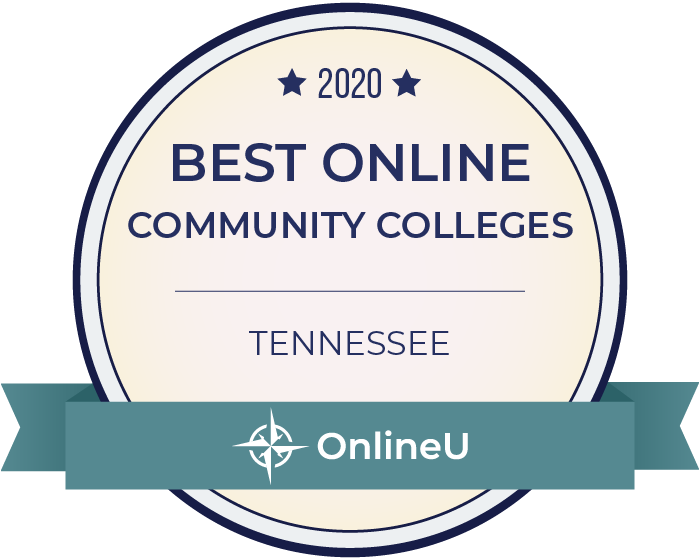 2020 Best Online Community Colleges in Tennessee Badge