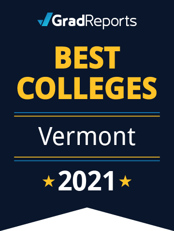 2021 Best Colleges in Vermont Badge