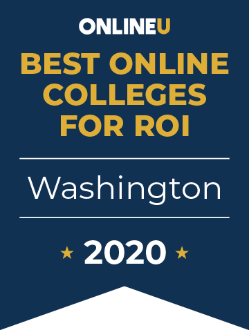 2020 Best Online Colleges in Washington Badge